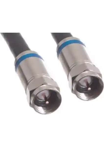 CRESCENT Digitürk Sıkmalı F Konnektörlü Uydu Anten Kablosu Yüksek Kalite ve Güçlü Performans