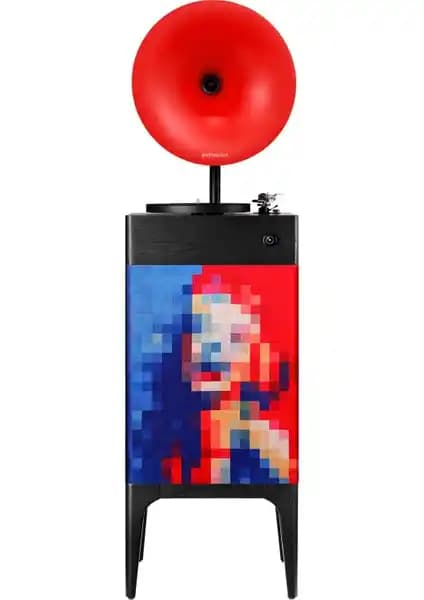 Fennessy I5 Bluetooth Hoparlörlü 110W Hi-Fi Retro Pikap Plakçalar Modern Tasarım