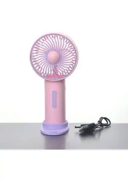 İdol Avm Pembe Taşınabilir Mini El Vantilatörü: Şık ve Pratik Serinlik Çözümü