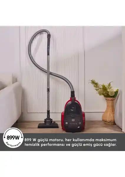Karaca Vantuz Action Force X10 Elektrikli Süpürge Güçlü Temizlik ve Ergonomik Tasarım