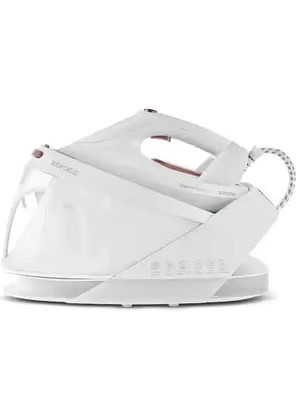 Karaca Vantuz Steammaster Buhar Kazanlı Ütü White Rose: Yüksek Performans ve Teknoloji Özellikleri