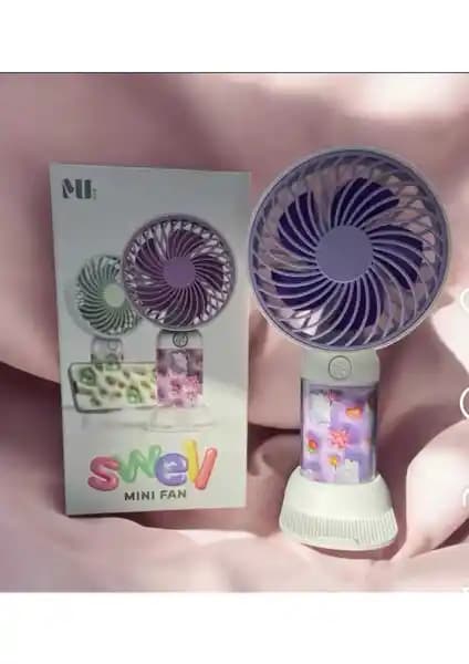 Kızılelmada Mini El Vantilatörü: Taşınabilir, Sessiz ve Şık Serinlik Sağlayan Cihaz