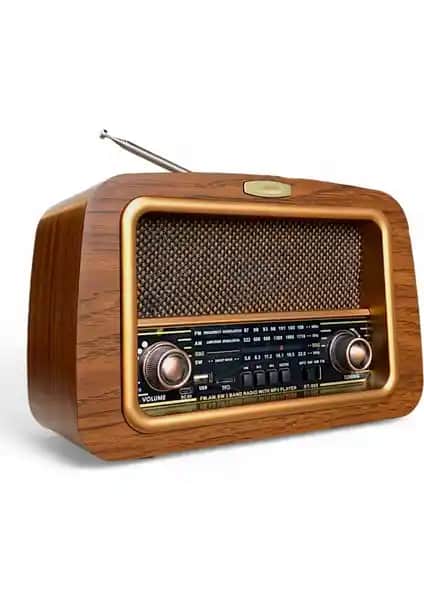 Royal Trend Nostaljik Ahşap Radyo Modern Tasarım ve Çok Fonksiyonlu Özellikler