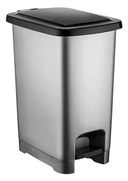 Şenyayla Pedallı Slim Çöp Kovası 40 Litre Estetik ve Pratik Kullanım İçin Uygun