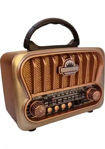 TYY RT 847 Bluetooth Nostaljik Radyo USB MP3 Player Modern Tasarım ve Çok Fonksiyonlu Kullanım