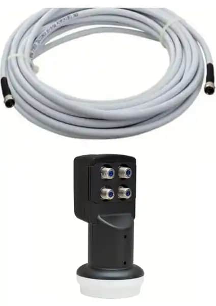 Usin 30 Metre Uydu Kablosu ve Dörtlü Çıkışlı Çanak Uydu Sistemleri ile Kesintisiz Yayın Deneyimi