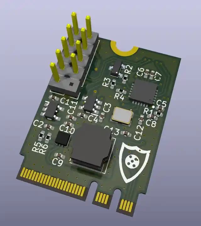 A+E Key M.2 Slotundan Ön Panel USB 2.0 Adaptör Kartı Tasarımı ve Teknik Detayları