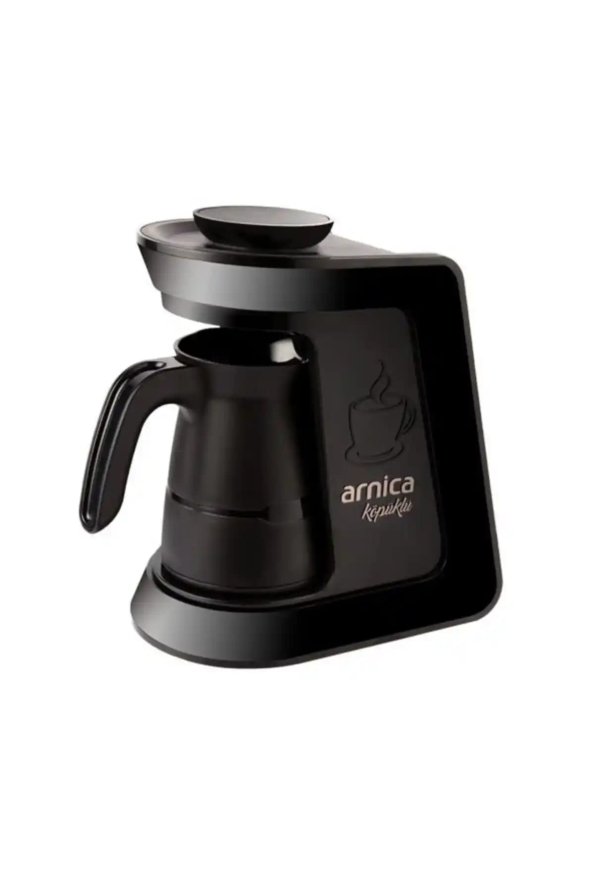 Arnica IH32059 Otomatik Köpüklü Türk Kahvesi Makinesi Siyah, 4 Fincan Kapasiteli