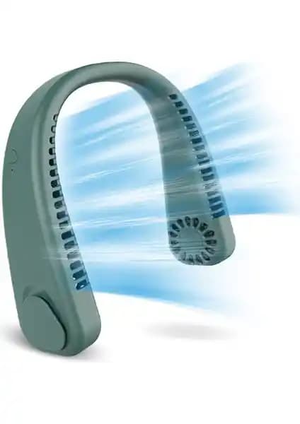 Asılı Boyun Fanı: Taşınabilir, Kanatsız ve 360° Hava Akışlı Serinletici Çözüm