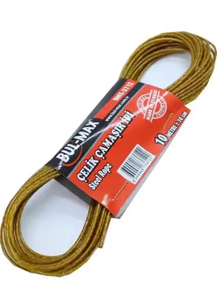 Bmx Bul-Max 10 Mt Çelik Çamaşır İpi 090700: Dayanıklı ve Estetik Kurutma İpi