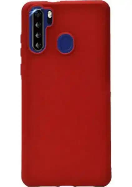 Case 4U Reeder P13 Max Mat Renkli Yumuşak Kalın Silikon Kılıf Kırmızı Koruma