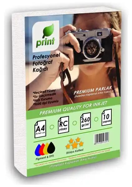 Epson Yazıcılar İçin A4 Premium Parlak 260GR Fotoğraf Kağıdı ile Yüksek Kalite Baskı