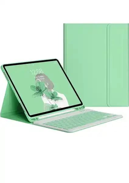 Gold 3C iPad 10.2 İnç İçin Klavyeli Kılıf - Fonksiyonel ve Şık Tasarım