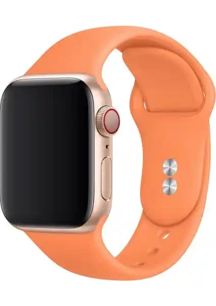 HappyCase M/L Beden Silikon Kordon ile Apple Watch 2-7 Modellerine Şıklık ve Konfor
