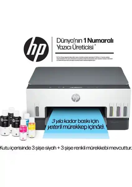 HP Smart Tank 670 Çok Fonksiyonlu Yazıcı: Yüksek Kalite ve Kablosuz Bağlantı Özellikleri