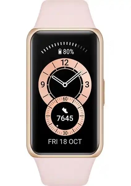 Huawei Band 6 Sakura Pembesi: Geniş Ekran ve Gelişmiş Sağlık Takibiyle Akıllı Bileklik