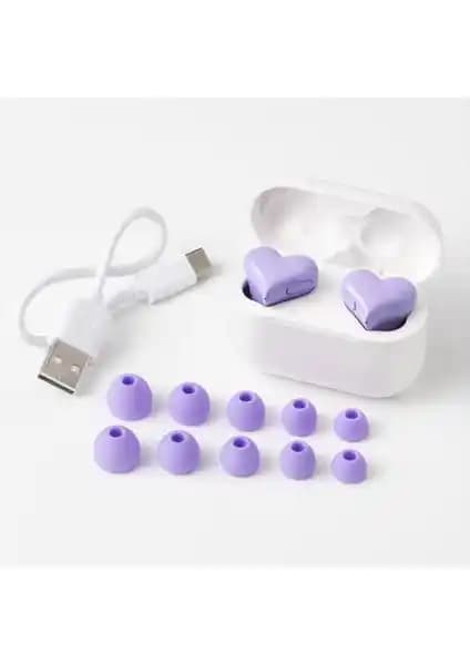 Joyne Kalp Tomurcukları Aşk Kulaklıkları: Bluetooth 5.3, Aktif Gürültü Önleme ve Şık Tasarım