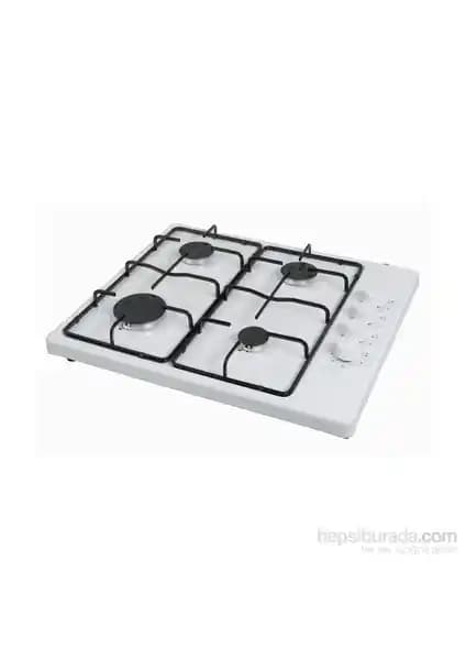 Luxell LX-420 F Beyaz Emaye 4 Gözü Gazlı Setüstü Ocak Doğalgazlı Model
