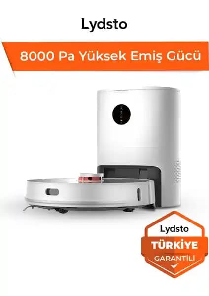 Lydsto S1 Max: 8000 Pa Emiş Gücü ve Yapay Zeka Destekli Akıllı Robot Süpürge