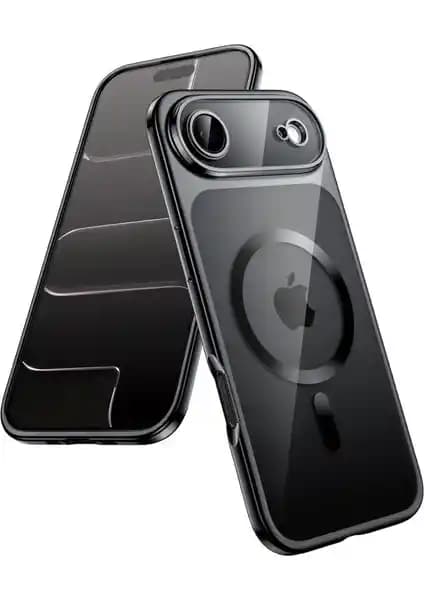MobaxAksesuar Magsafe Uyumlu Şeffaf Silikon Kılıf ile iPhone 17 Air Koruması