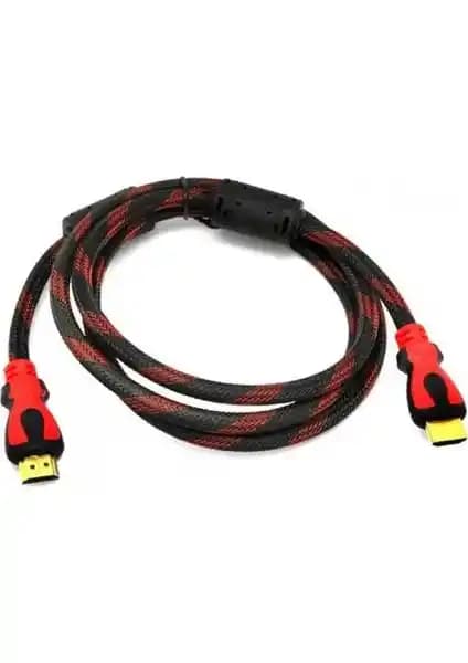 Nivatech Çelik Örgülü HDMI Kablo Full HD ve 4K Desteği ile Dayanıklı Bağlantı