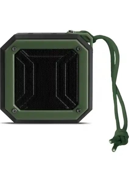 Polosmart FS38: Suya, Toza ve Darbeye Dayanıklı Yeşil Kablosuz Hoparlör Özellikleri