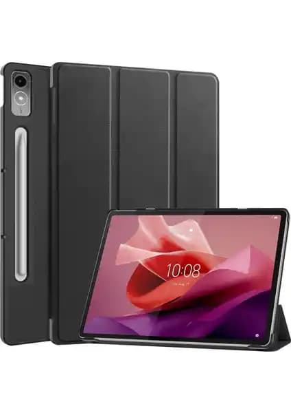 Shin-Wo Lenovo Tab P12 12.7'' Folio Kılıf: İnce, Çok Açılı ve Fonksiyonel Koruma