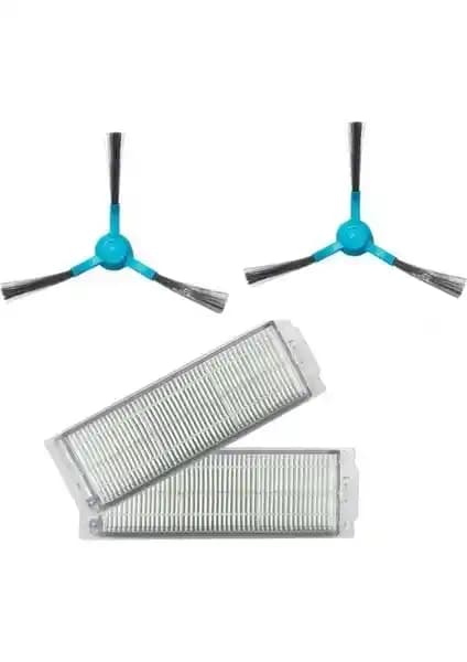 Viomi Mop Pro ve V2-V3 Uyumlu 2'li Hepa Filtre ve Mavi Yan Fırça Seti İncelemesi