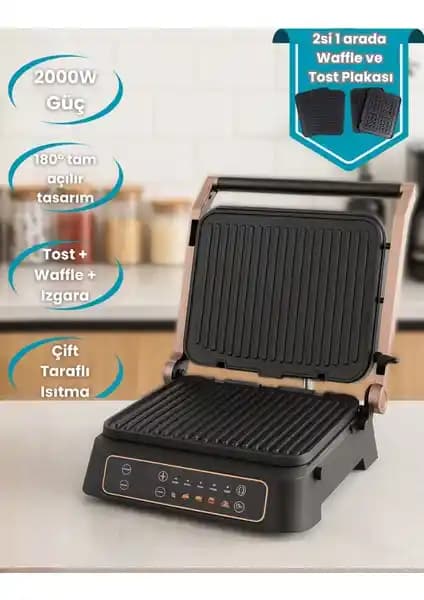Yasomi FS-100CG Profesyonel Tost Izgara ve Waffle Makinesi ile Çok Fonksiyonlu Mutfak Çözümü