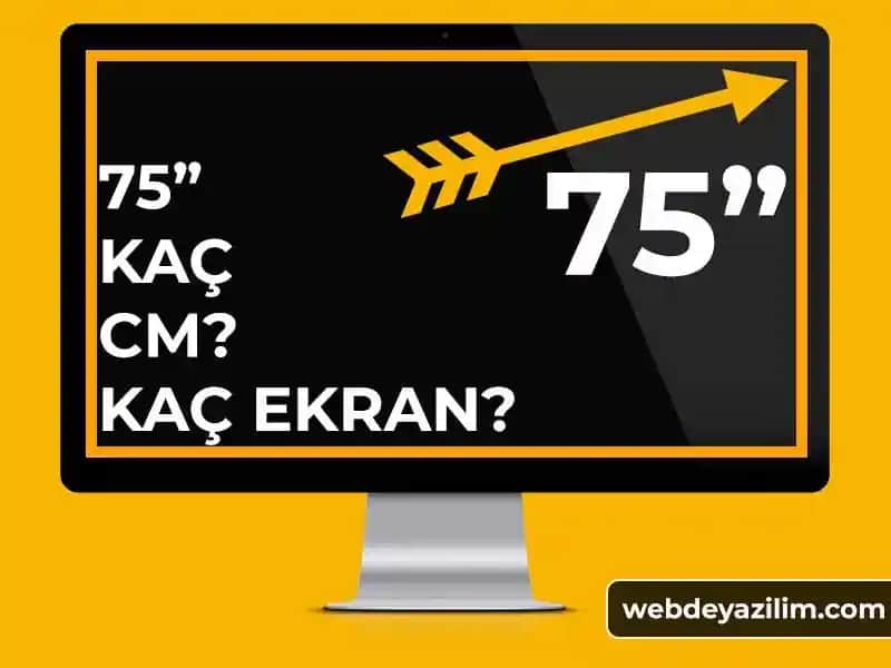 75 İnç Kaç Santimetre Sorusu ve Elektronik Cihazlar İçin Ölçü Bilgileri