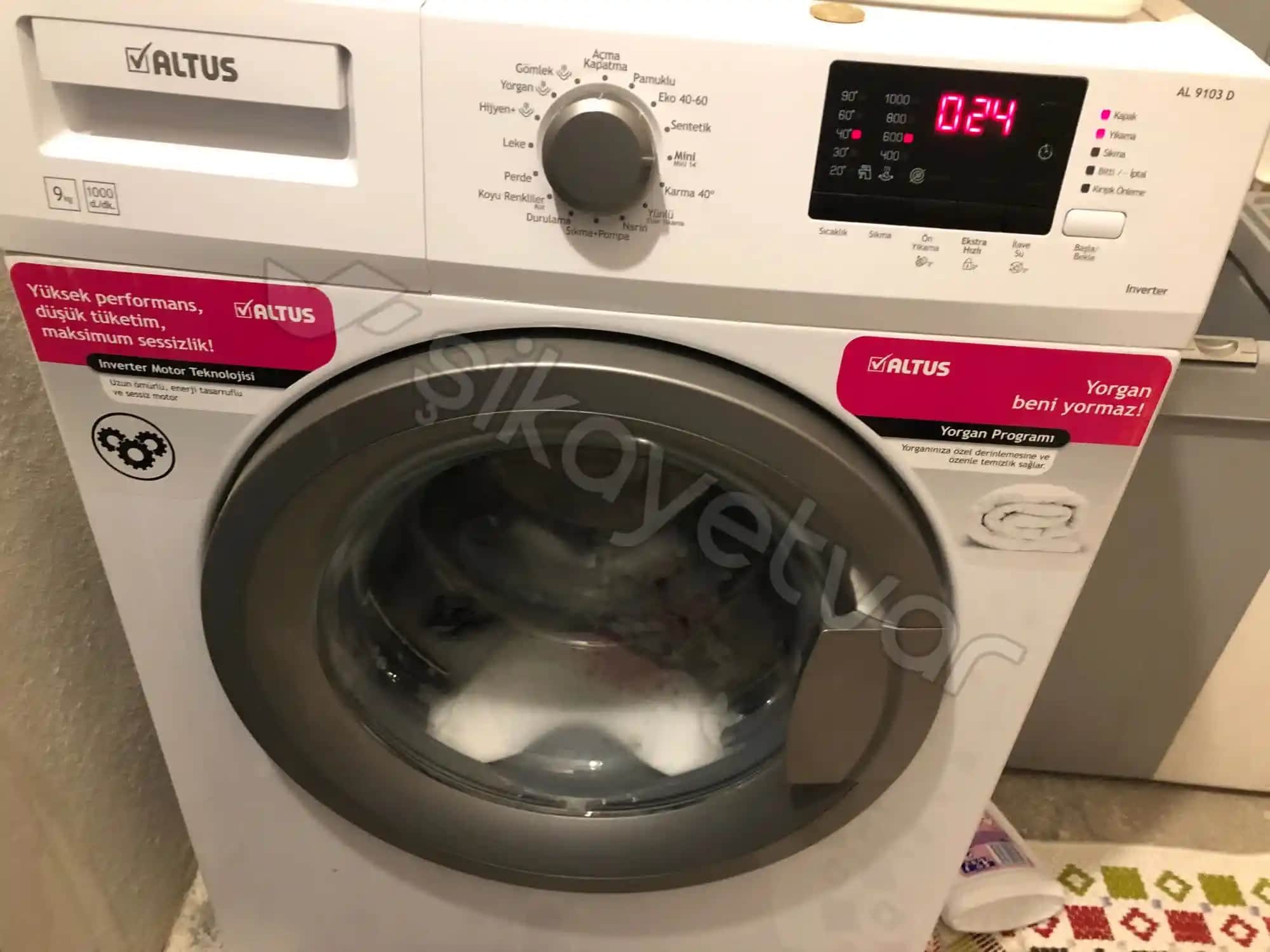 Altus AL 9103 D Çamaşır Makinesi: Yüksek Performans ve Enerji Verimliliğiyle Modern Evler İçin