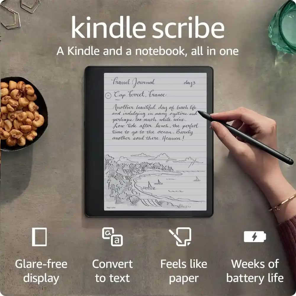Amazon Kindle Scribe: Geniş Ekran ve Çok Yönlü Kullanım ile Dijital Not Alma Deneyimi
