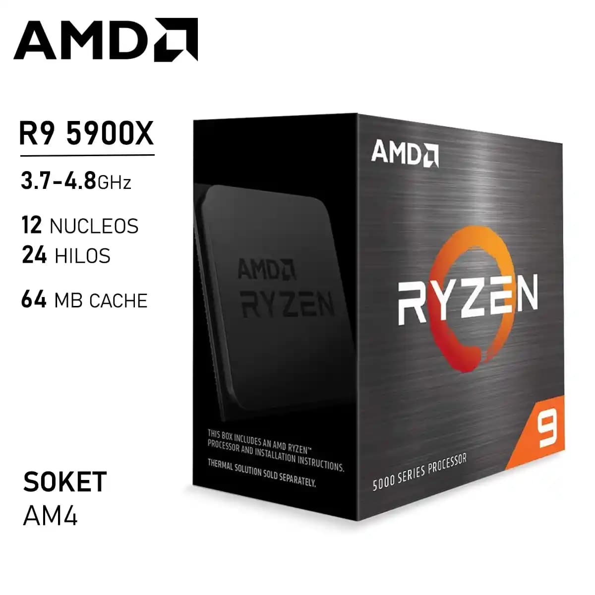 AMD Ryzen 9 5900X İşlemcisi: Güçlü ve Çok Yönlü Performans Özellikleri