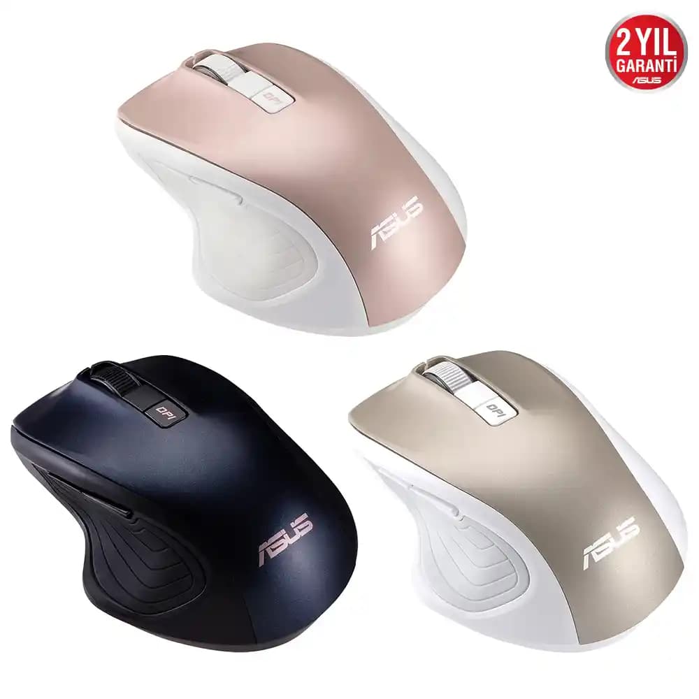 ASUS MW202 Kablosuz Sessiz Mouse: Ergonomik ve Sessiz Kullanım İçin Uygun Seçenek