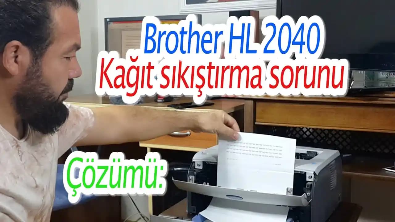 Brother Yazıcılarında Kağıt Sıkışması Nedenleri ve Etkili Çözüm Yöntemleri