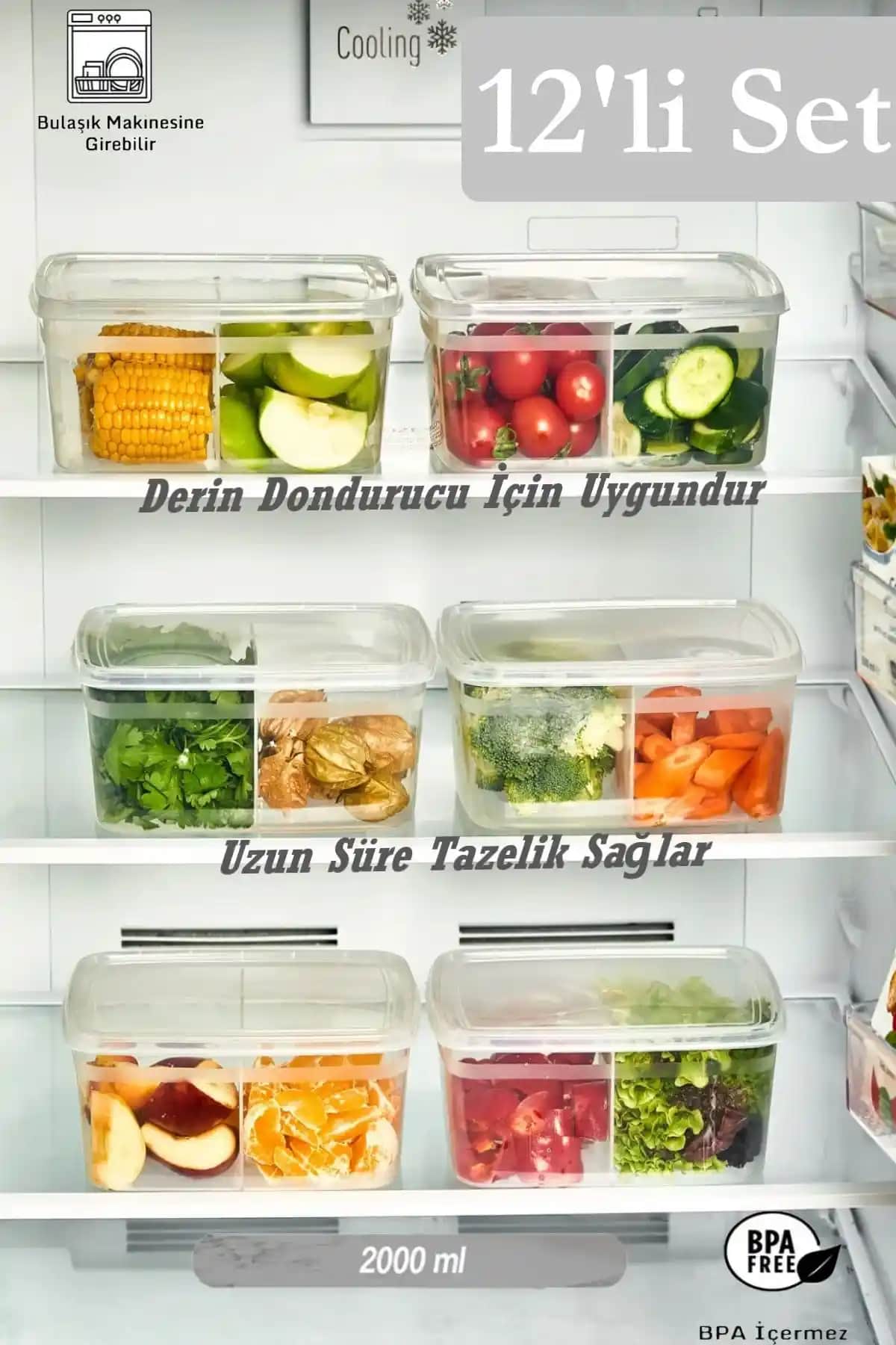 Buzdolabı Saklama Kapları ile Gıdalarınızı Uzun Süre Taze ve Düzenli Tutun