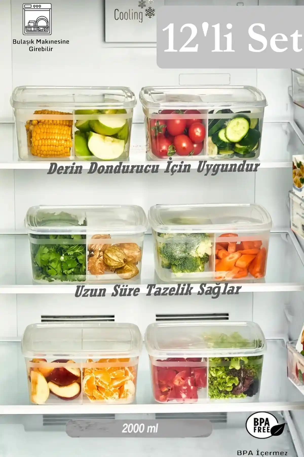 Buzdolabı Saklama Kapları ile Gıdalarınızı Uzun Süre Taze ve Düzenli Tutun