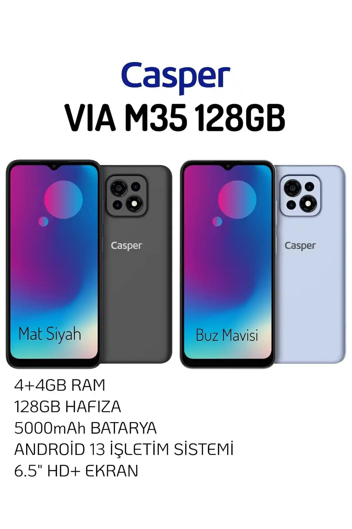 Casper VIA M35 Akıllı Telefonu Güncel Özellikleri ve Fiyat Performans Analizi