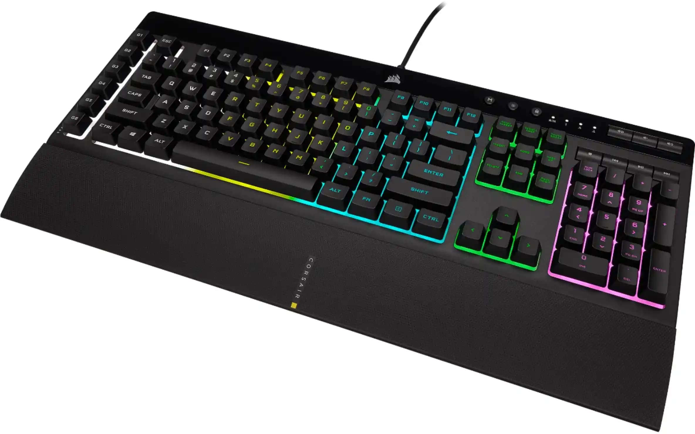 Corsair K55 RGB Çok Fonksiyonlu Oyun ve Çalışma Klavyesi Özellikleri ve İncelemesi