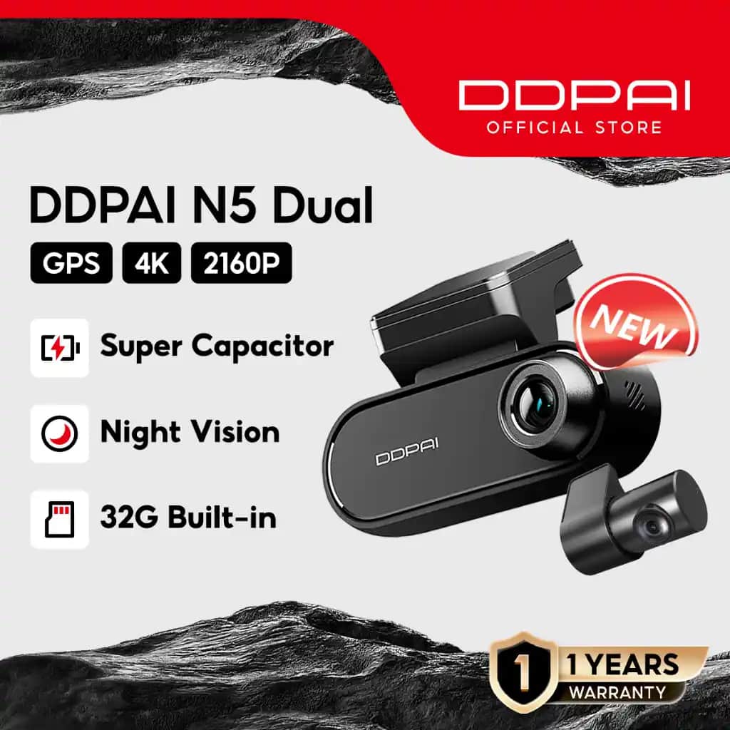 DDPAI N5 Dual Çift Kameralı Araç İçi Güvenlik Kamerası Teknolojisi ve Özellikleri