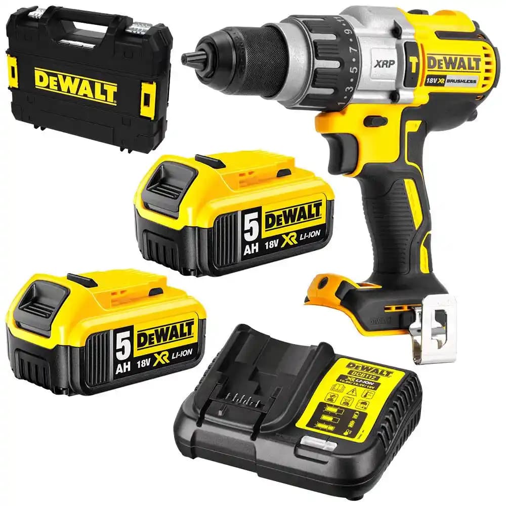 Dewalt DCD996P2 Güçlü ve Dayanıklı Şarjlı Matkap, Çok Yönlü ve Uzun Ömürlü Kullanım