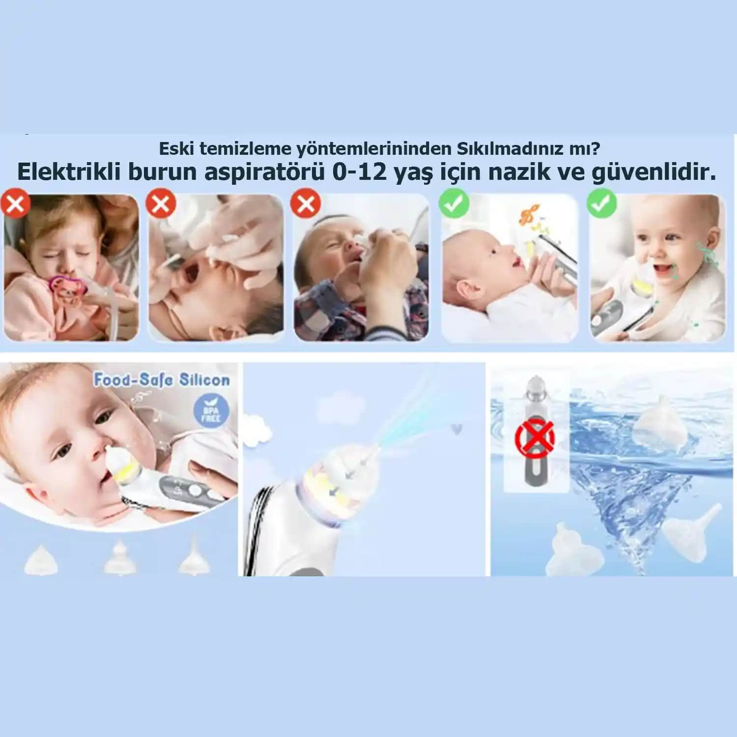 Elektrikli Burun Aspiratörleri: Günlük Solunum Sağlığı İçin Etkili ve Güvenli Çözümler