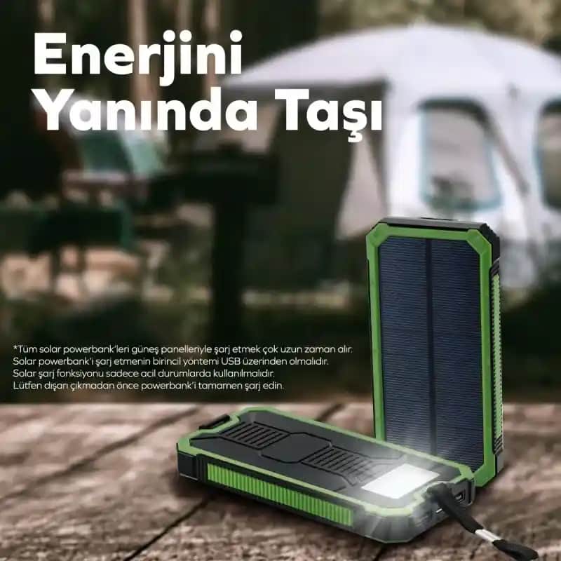 Güneş Enerjili Powerbankler: Sürdürülebilir ve Taşınabilir Enerji Çözümleri