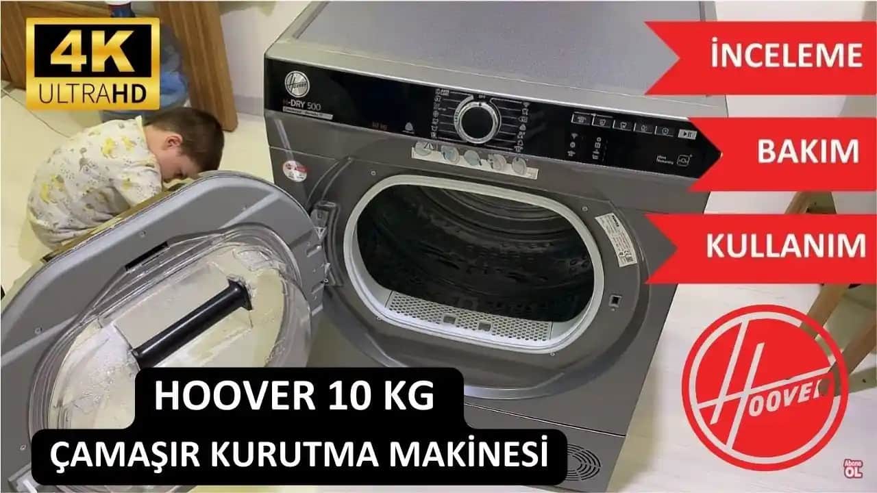 Hoover NDP C10TCBERX-S: Akıllı ve Enerji Verimli Çamaşır Kurutma Çözümü