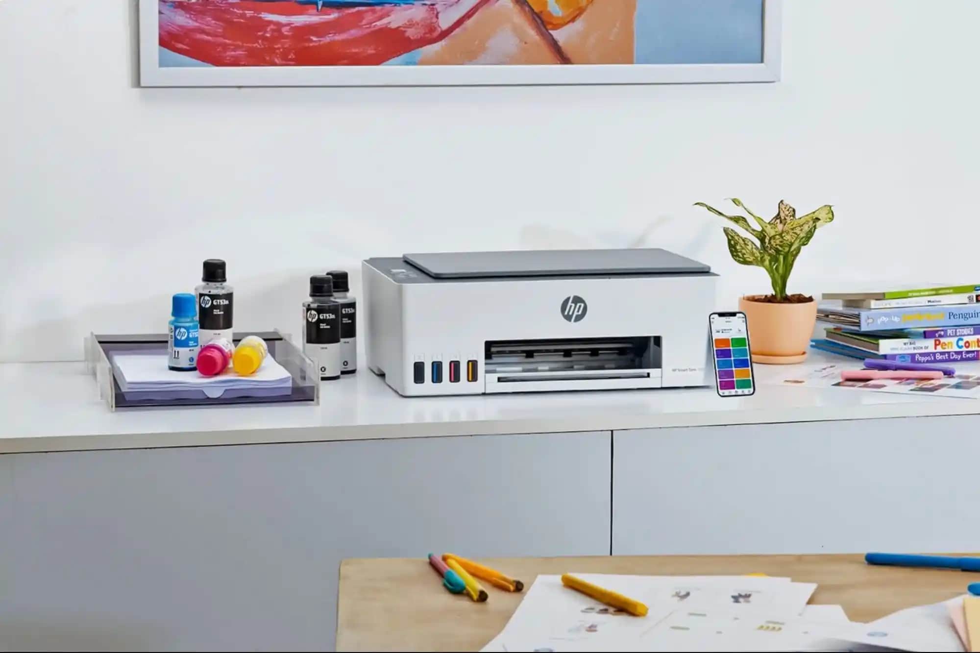HP Smart Tank 585 Çok Fonksiyonlu ve Ekonomik Mürekkep Tanklı Yazıcı Özellikleri