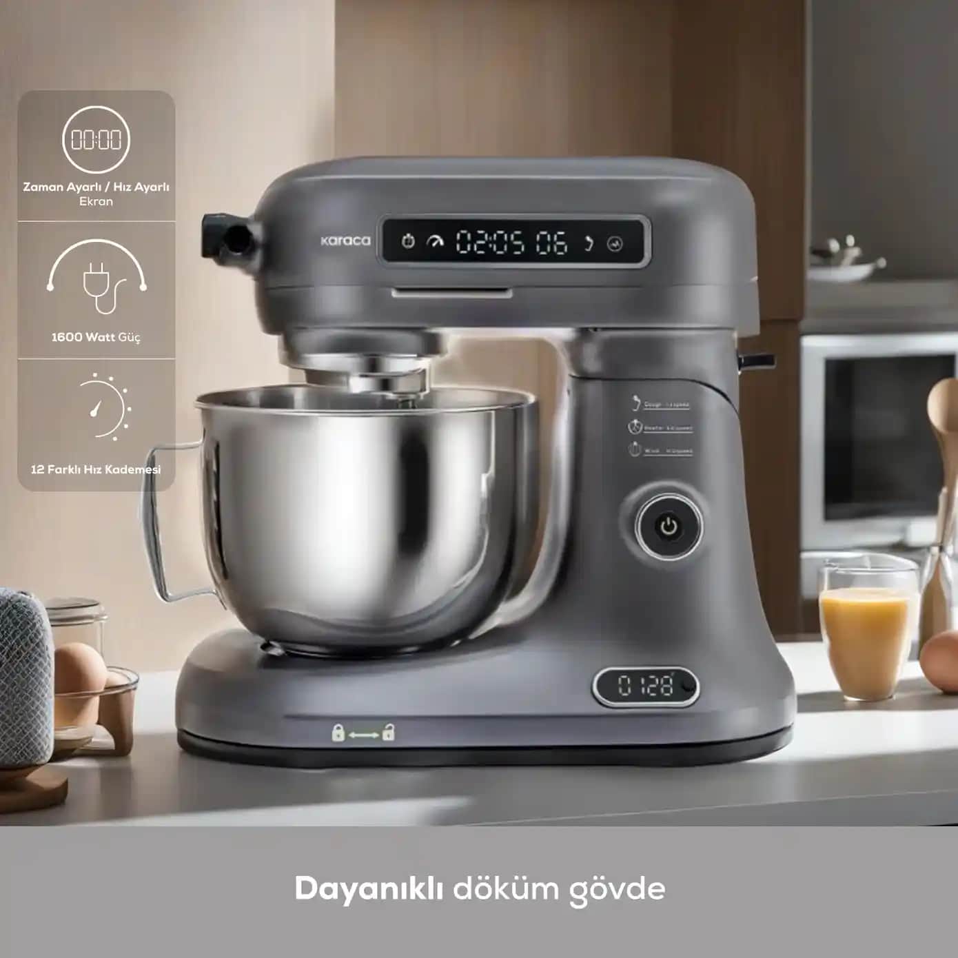 Karaca Pro Artisan Zaman Ayarlı ve Tartılı Döküm Mutfak Şefi Özellikleri ve Kullanım Avantajları