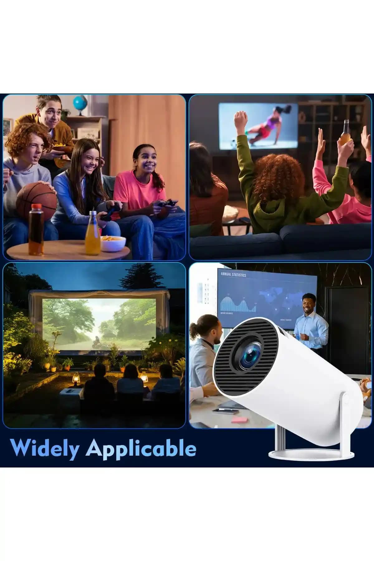 Küçük Projeksiyon Cihazlarıyla Ev Sineması ve Taşınabilir Eğlence Çözümleri