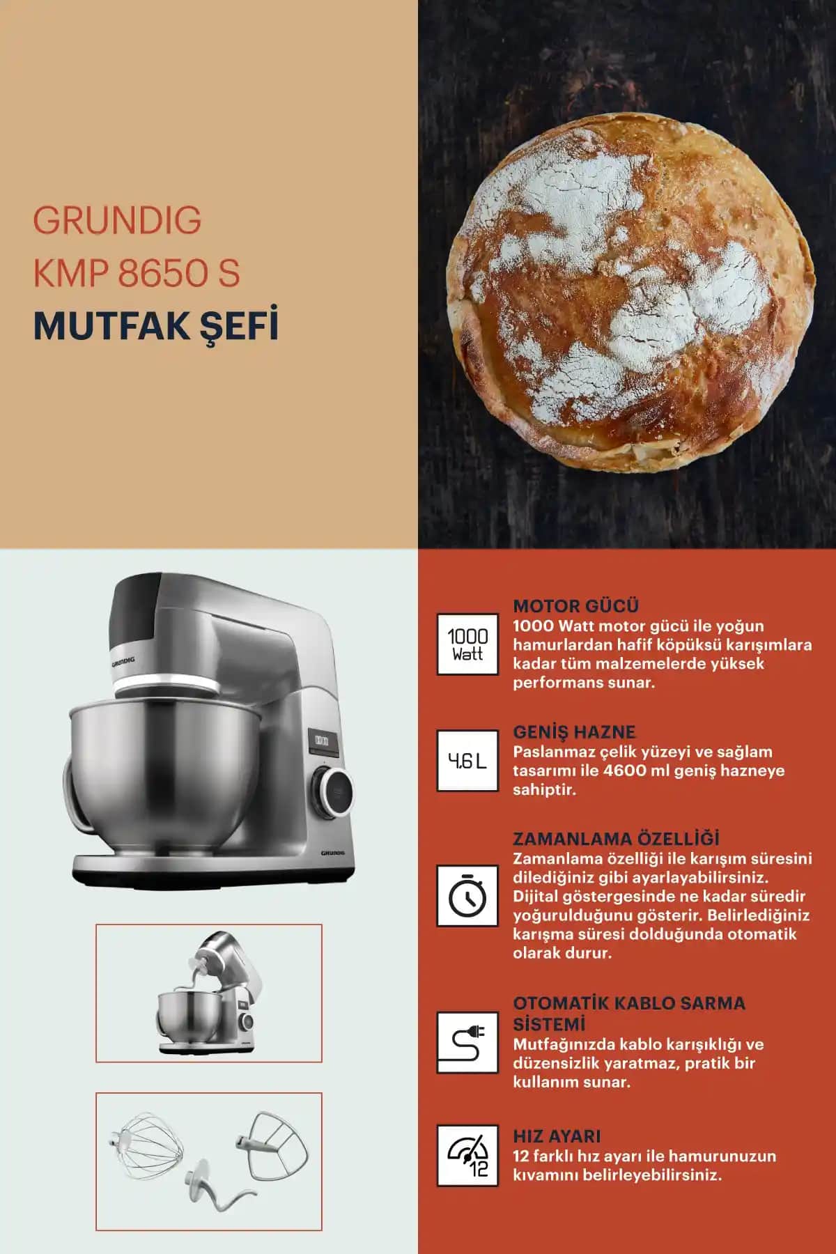 Mutfak Hamur Yoğurma Makinesi Seçerken Dikkat Edilmesi Gerekenler ve Kullanım Avantajları