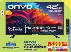Onvo 42OV6000F Akıllı 4K UHD Televizyon ile Ev ve Ofislerinizde Yenilik