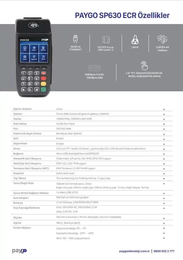 PayGo SP630: Uygun Fiyatlı Mobil Bağlantı Çözümü ve Elektronik Aksesuarları